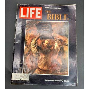 Life Magazine The Bible Double Edition Christmas 1964 Religion JS8144